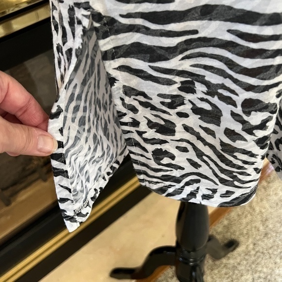 Pacific Beach Animal Print Swim Cover Up Sz. M - Picture 6 of 12